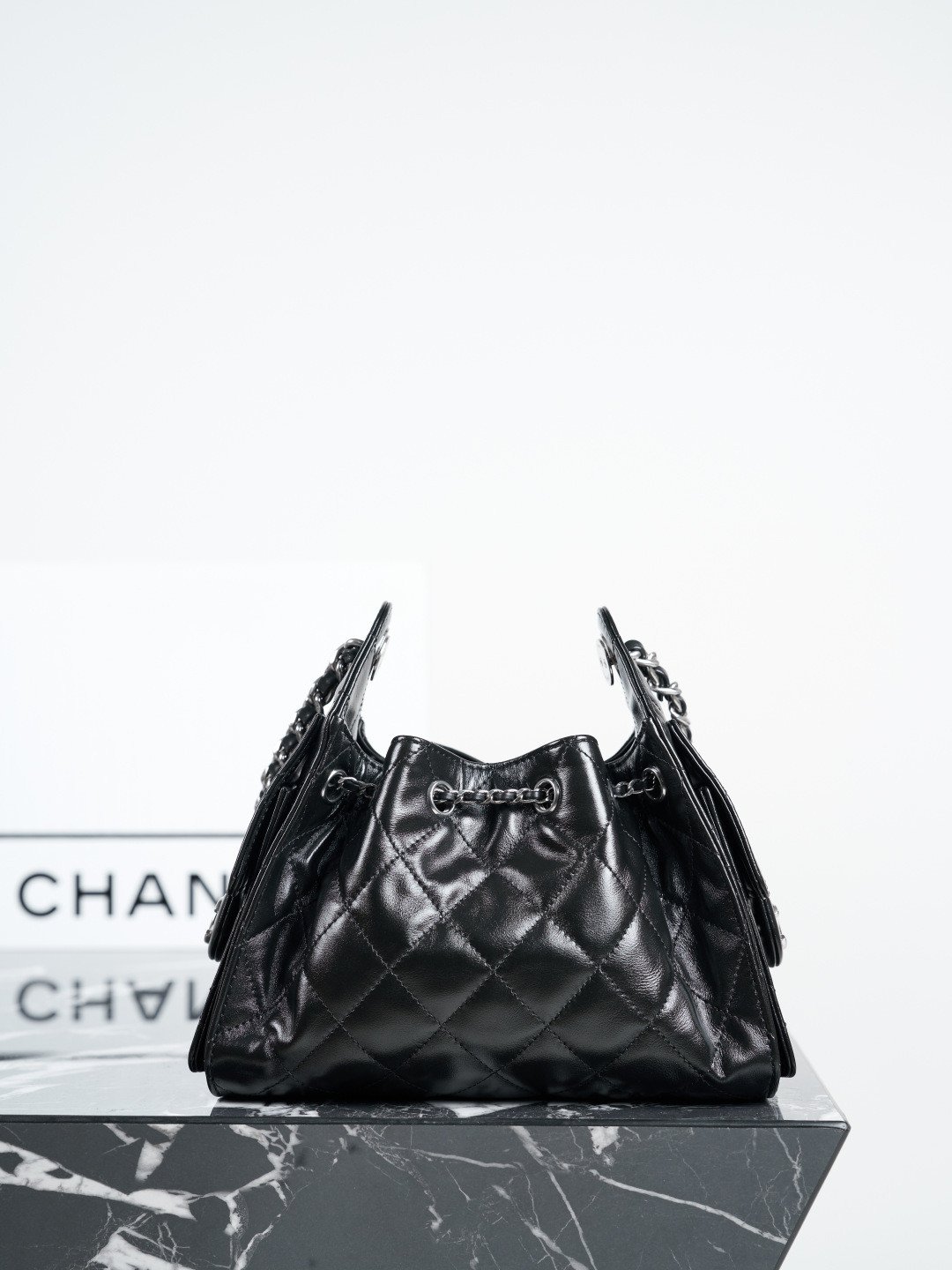 Chanel 26C Collection Size 25 Mini Drawstring Handbag 4 Colors Caviar Leather “Effortless Chic” Bucket Bag 22