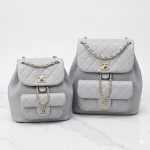 Chanel Quilted Masoni Calfskin Backpack with 14k Gold-Plated Hardware Available in Two Sizes