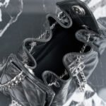 Chanel 26C Collection Size 25 Mini Drawstring Handbag 4 Colors Caviar Leather “Effortless Chic” Bucket Bag 25
