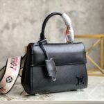 Louis Vuitton Cluny Mini 20cm Epi Leather Handbag with Reversible Jacquard Strap 28