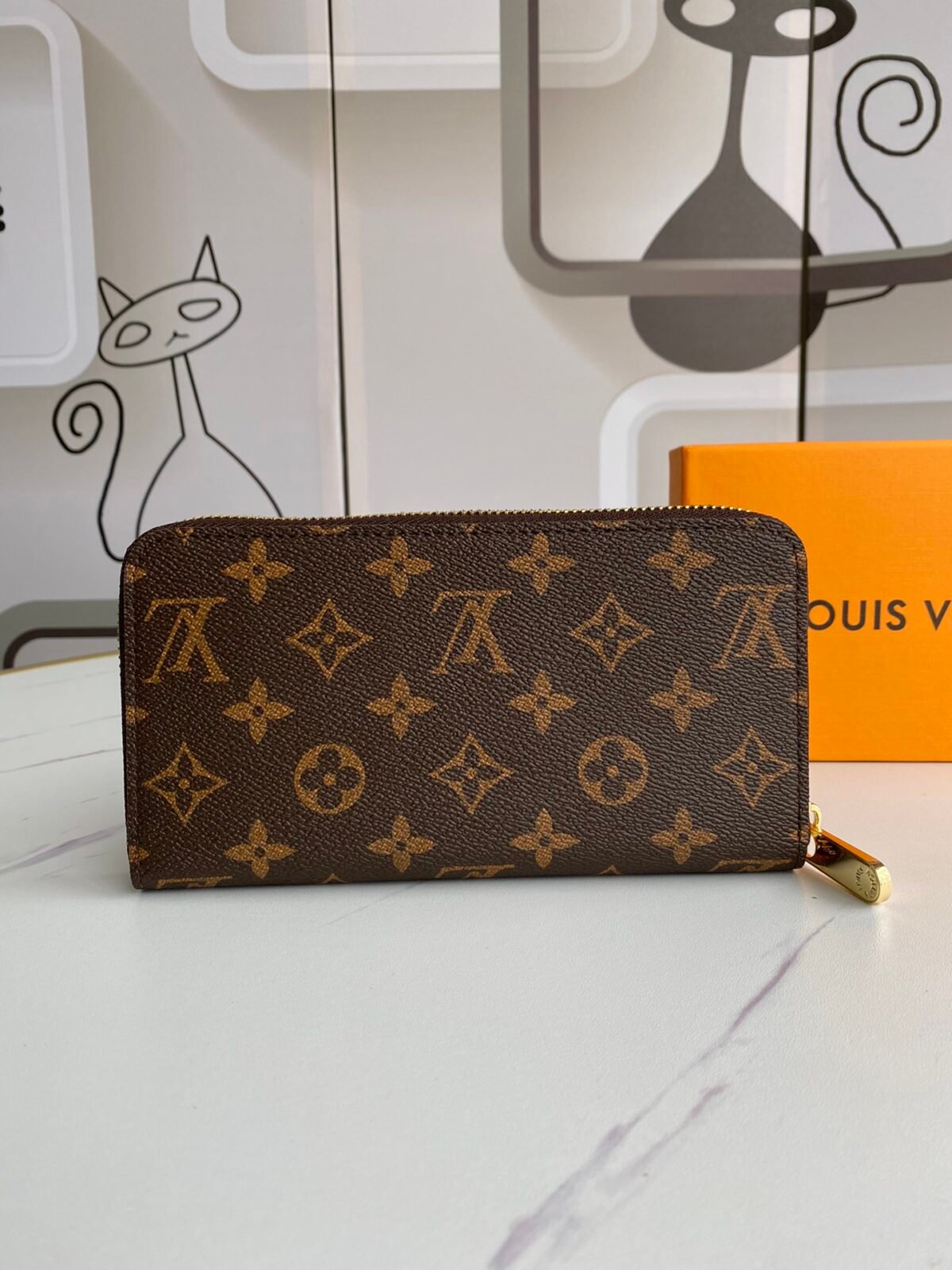 Louis Vuitton M60017 Zippy Wallet 19cm Limited Edition Silkscreen Monogram Canvas 29