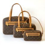 Louis Vuitton Vintage Cité Handbag 3 Sizes Classic Monogram Canvas Box Bag