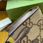Gucci Retro Mini Tote Bag 16 Jumbo GG Canvas with Web Strap 3