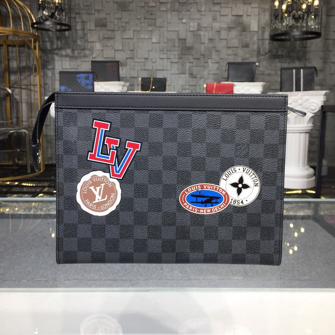 Louis Vuitton Pochette Voyage MM 27cm Graphic & Special Edition Canvas 5 Styles 3