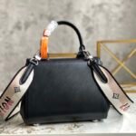 Louis Vuitton Cluny Mini 20cm Epi Leather Handbag with Reversible Jacquard Strap 32