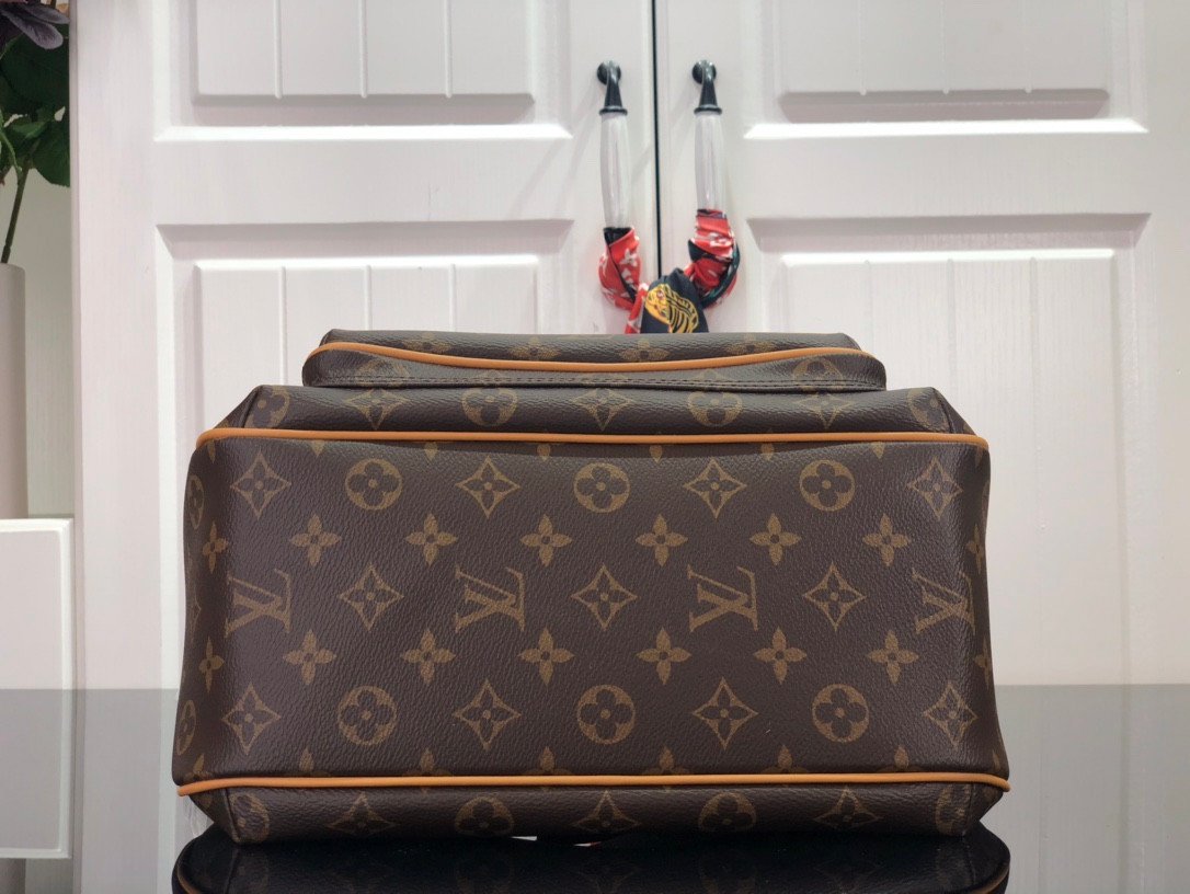 Louis Vuitton Vintage Tikal GM “Golden Bean” Monogram Canvas Shoulder Bag 30cm 4
