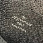 Louis Vuitton Pochette Voyage MM in Damier Graphite Pixel 27cm Limited Edition Blue Mosaic Men’s Travel Pouch & Clutch 4