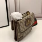 Gucci Neo Vintage GG Supreme Mini Messenger Bag 20cm Unisex Crossbody with Tiger Head Detail 4