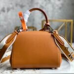 Louis Vuitton Cluny Mini 20cm Epi Leather Handbag with Reversible Jacquard Strap 5