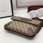 Gucci Neo Vintage GG Supreme Mini Messenger Bag 20cm Unisex Crossbody with Tiger Head Detail 5