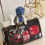 Louis Vuitton x NBA Keepall Bandoulière 50 Championship Jacket Edition Embossed Leather Travel Bag 55cm 6