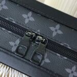 Louis Vuitton Soft Trunk in Monogram Eclipse Canvas Virgil Abloh Edition Unisex Crossbody Bag 25cm 6