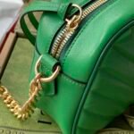 Gucci GG Marmont Torchon Quilted Leather Camera Bag 24cm Italian Original Factory Leather 7