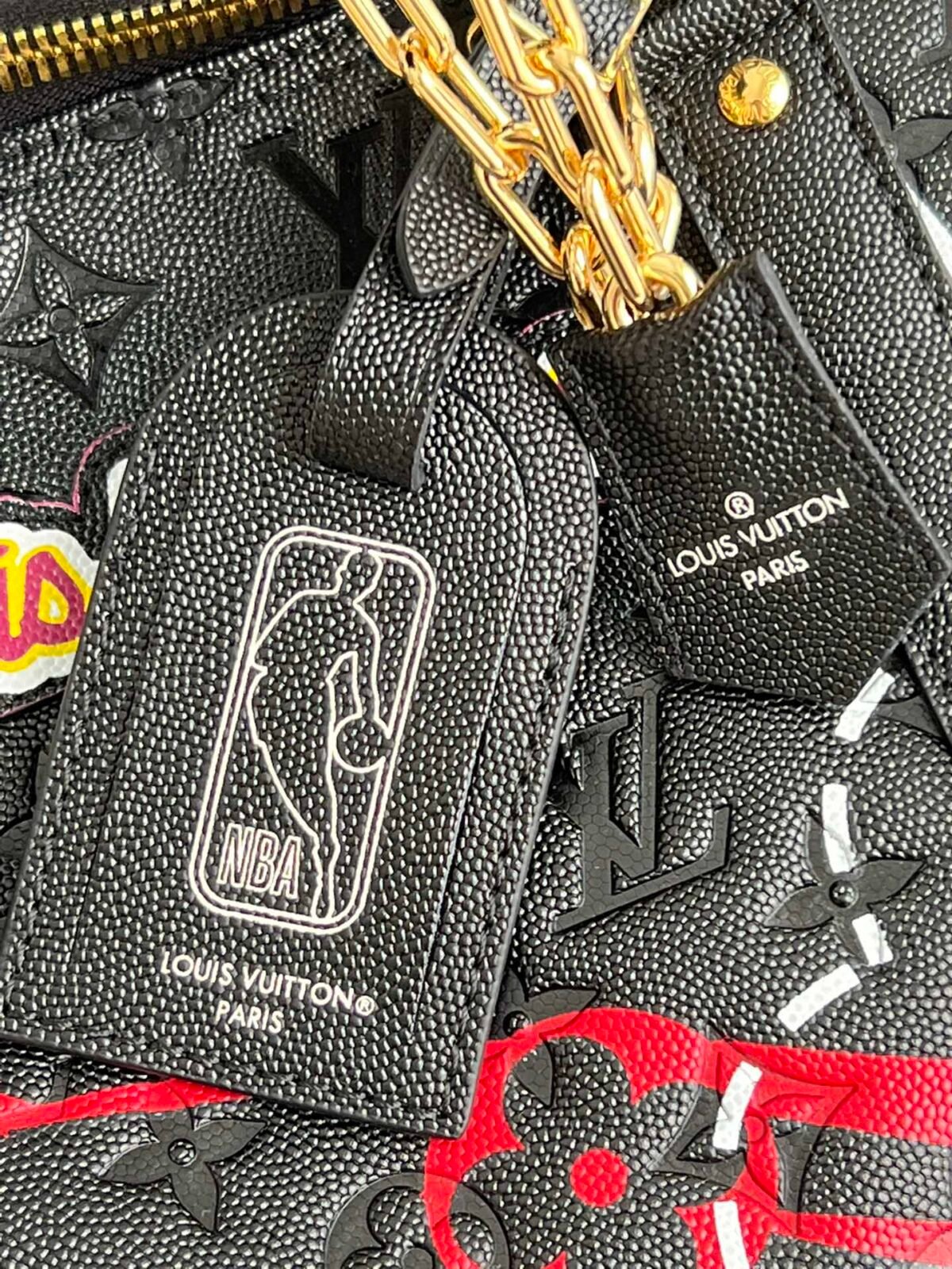 Louis Vuitton x NBA Keepall Bandoulière 50 Championship Jacket Edition Embossed Leather Travel Bag 55cm 7