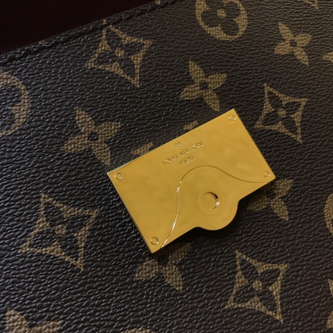 Louis Vuitton Cluny MM in Monogram Canvas 32cm Structured Top Handle Bag with Braided Detail 7