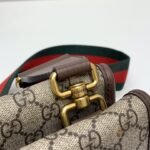 Gucci Neo Vintage GG Supreme Mini Messenger Bag 20cm Unisex Crossbody with Tiger Head Detail 7