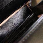 Gucci Horsebit 1955 Top Handle Bag 22cm Black Leather Dual Strap Edition 9