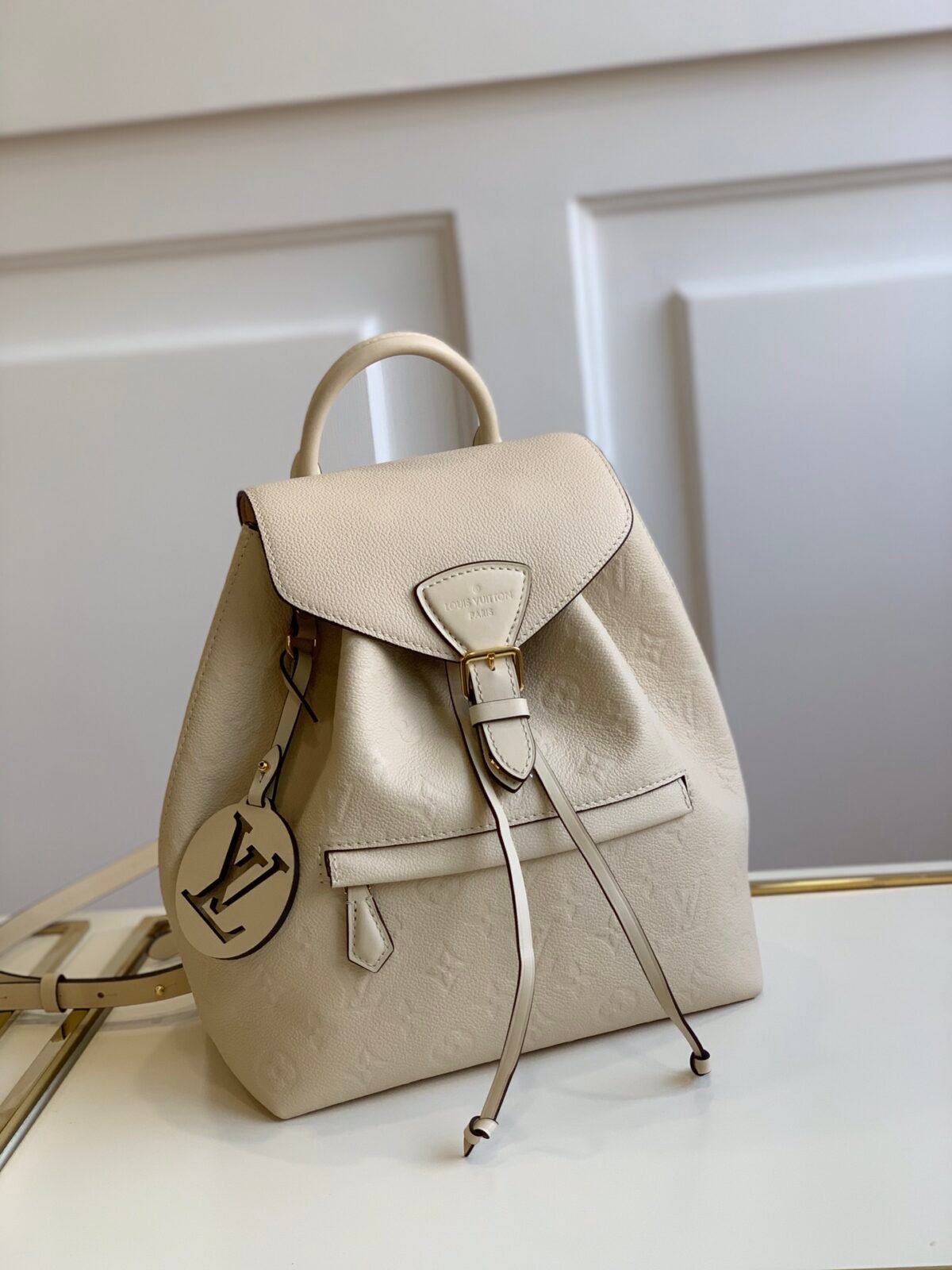 Louis Vuitton Montsouris Backpack 27.5x33x14cm Monogram Empreinte Leather Editions 9