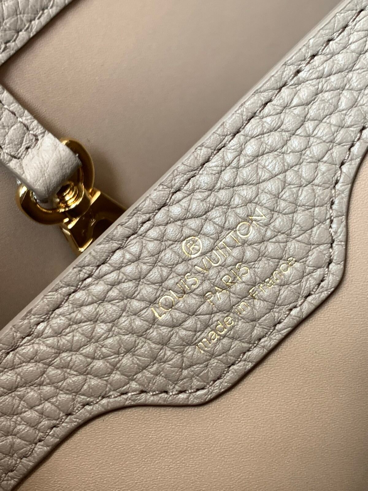 Louis Vuitton Capucines BB 27cm Handle Bag Elephant Grey Taurillon Leather with Exotic Python Details 9