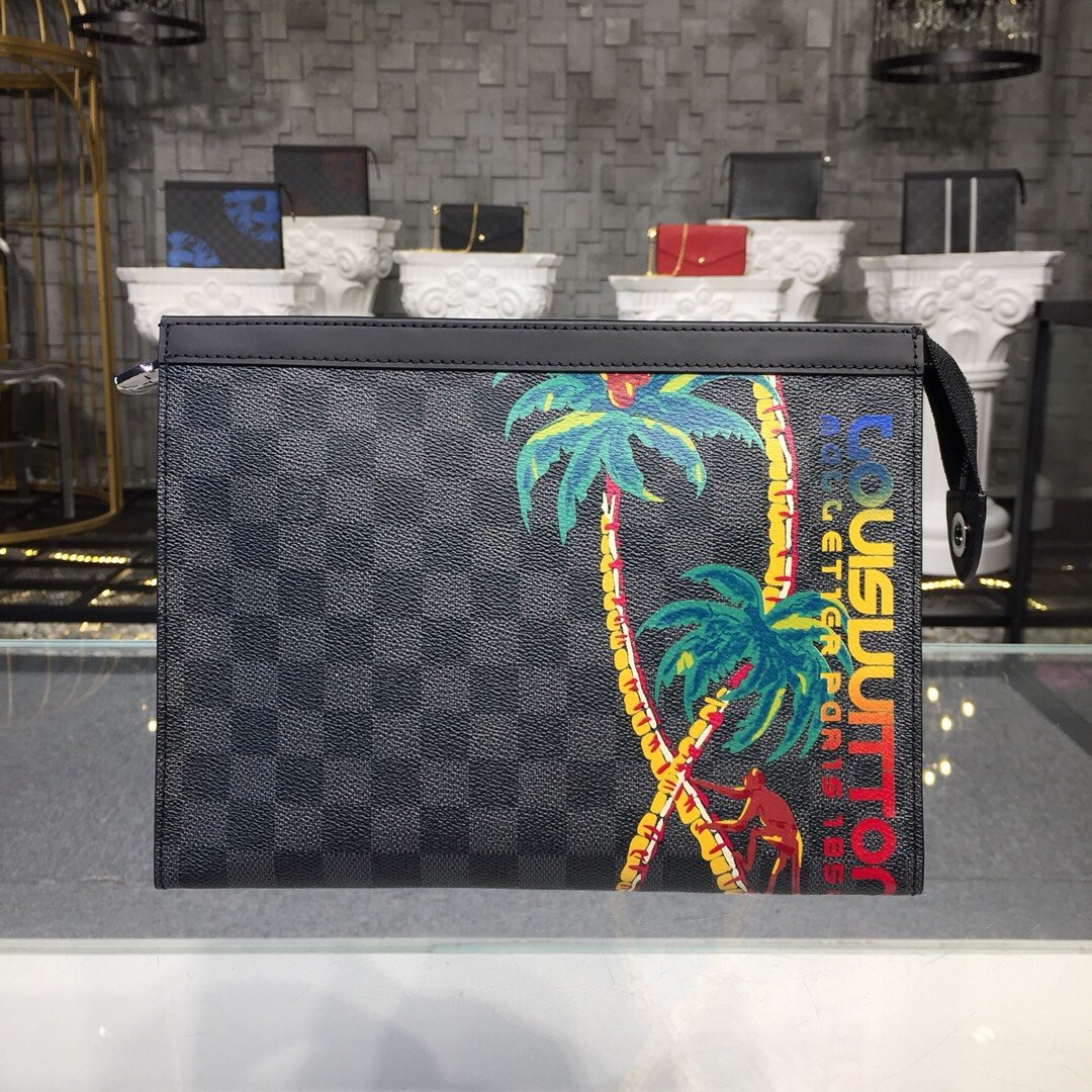 Louis Vuitton Pochette Voyage MM 27cm Graphic & Special Edition Canvas 5 Styles 9