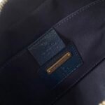 Gucci 100th Anniversary Kaleidoscope Print Messenger Bag Dark Blue Leather Trim 9
