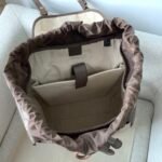 Gucci GG Supreme Canvas Flap Backpack 32.5x42x15.5cm Premium Leather Trim with Signature Web Detail & Side Pockets 9