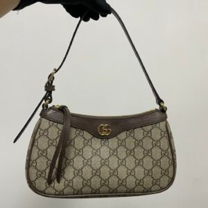 Gucci Ophidia Small Shoulder Bag 25cm GG Supreme Canvas Underarm Bag