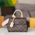 Louis Vuitton Cluny Mini Monogram Handbag 20cm The Perfect Intersection of Structured Elegance and Modern Street Style 1