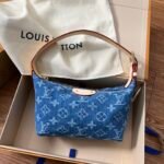 Louis Vuitton Hills Pochette in Monogram Denim Shoulder Bag 18.5cm A Contemporary Icon of Casual Luxury 1
