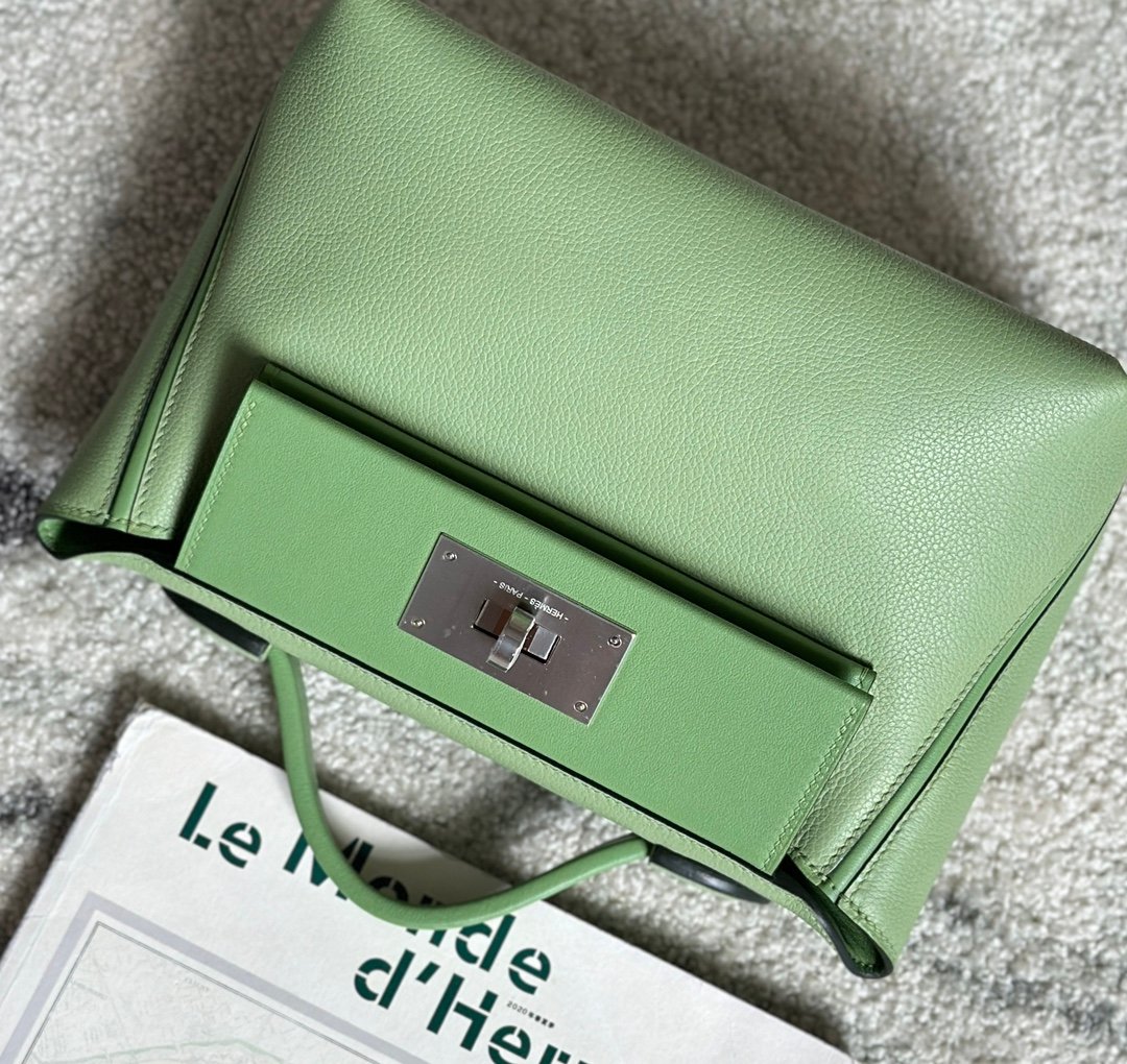 Hermès 24/24 Mini Bag in Evercolor & Swift Calfskin KELLY 2424 Convertible Handbag 21cm Colors 11