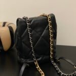 Chanel 24C 19 Series Quilted Lambskin Backpack 22x26x16cm The Ultimate Statement of Modern Heritage Cruise Collection 11