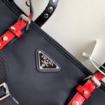 Prada Studded Nylon Tote Bag 34cm The Ultimate Fusion of Edgy Sophistication and Utility 12