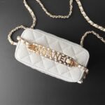 Chanel Signature Letter Handle Vanity Case 17cm Upgraded Caviar Leather Edition 12