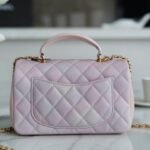 Chanel 22P “King of Bags” Iridescent Gradient Mini CF Top Handle Bag Summer Edition 20cm Shoulder Bag 12