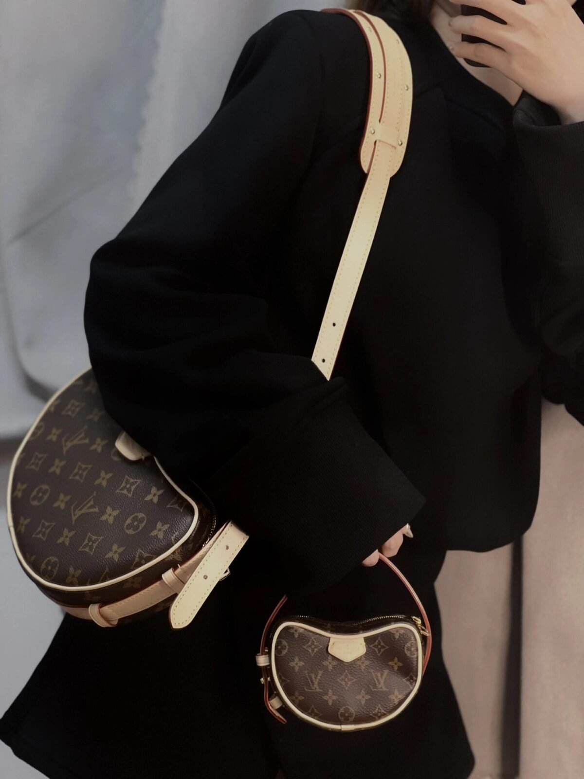 Louis Vuitton Monogram Croissant MM Crescent Shoulder Bag 25cm The Iconic 2-in-1 12