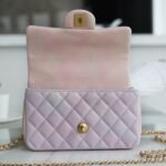 Chanel 22P “King of Bags” Iridescent Gradient Mini CF Top Handle Bag Summer Edition 20cm Shoulder Bag 14