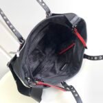 Prada Studded Nylon Tote Bag 34cm The Ultimate Fusion of Edgy Sophistication and Utility 16