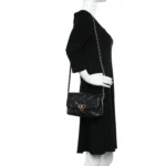 Chanel 22B Coco Love Quilted Heart Flap Bag 2 Sizes Black Lambskin & Gold-Tone 2