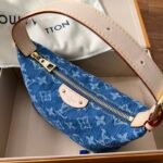Louis Vuitton Hills Pochette in Monogram Denim Shoulder Bag 18.5cm A Contemporary Icon of Casual Luxury 2