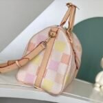 Louis Vuitton Keepall Bandoulière 45 Travel Bag 45cm The Giant Damier Pastel Collection 2