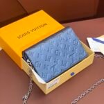 Louis Vuitton Monogram Empreinte Leather Chain Wallets The Ultimate Fusion of Heritage and Modern Elegance 2