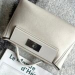 Hermès 24/24 Mini Bag in Evercolor & Swift Calfskin KELLY 2424 Convertible Handbag 21cm Colors 2