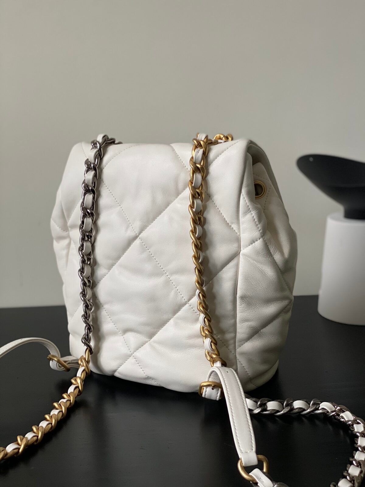 Chanel 24C 19 Series Quilted Lambskin Backpack 22x26x16cm The Ultimate Statement of Modern Heritage Cruise Collection 2
