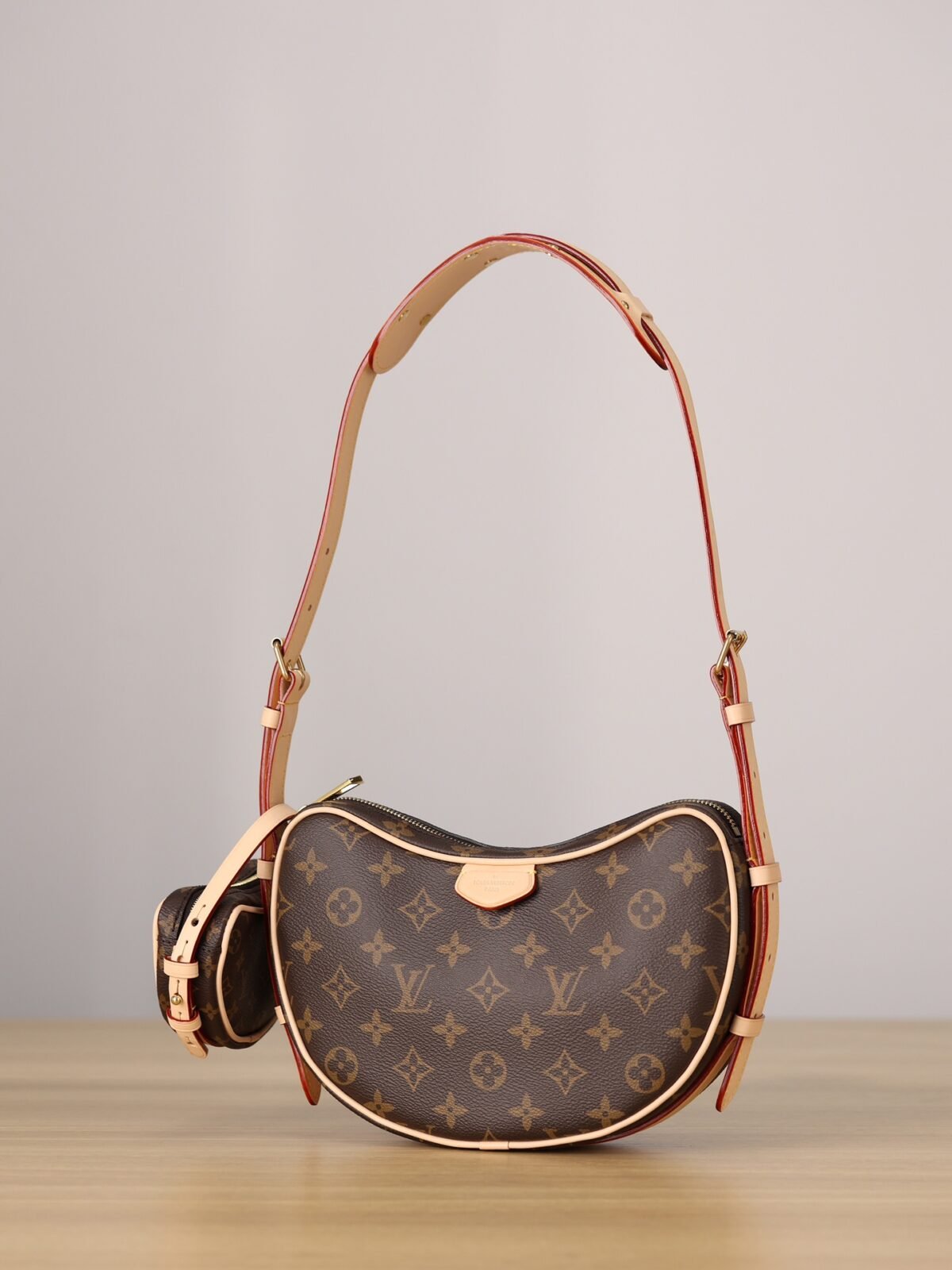 Louis Vuitton Monogram Croissant MM Crescent Shoulder Bag 25cm The Iconic 2-in-1 2