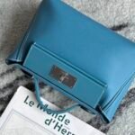 Hermès 24/24 Mini Bag in Evercolor & Swift Calfskin KELLY 2424 Convertible Handbag 21cm Colors 20