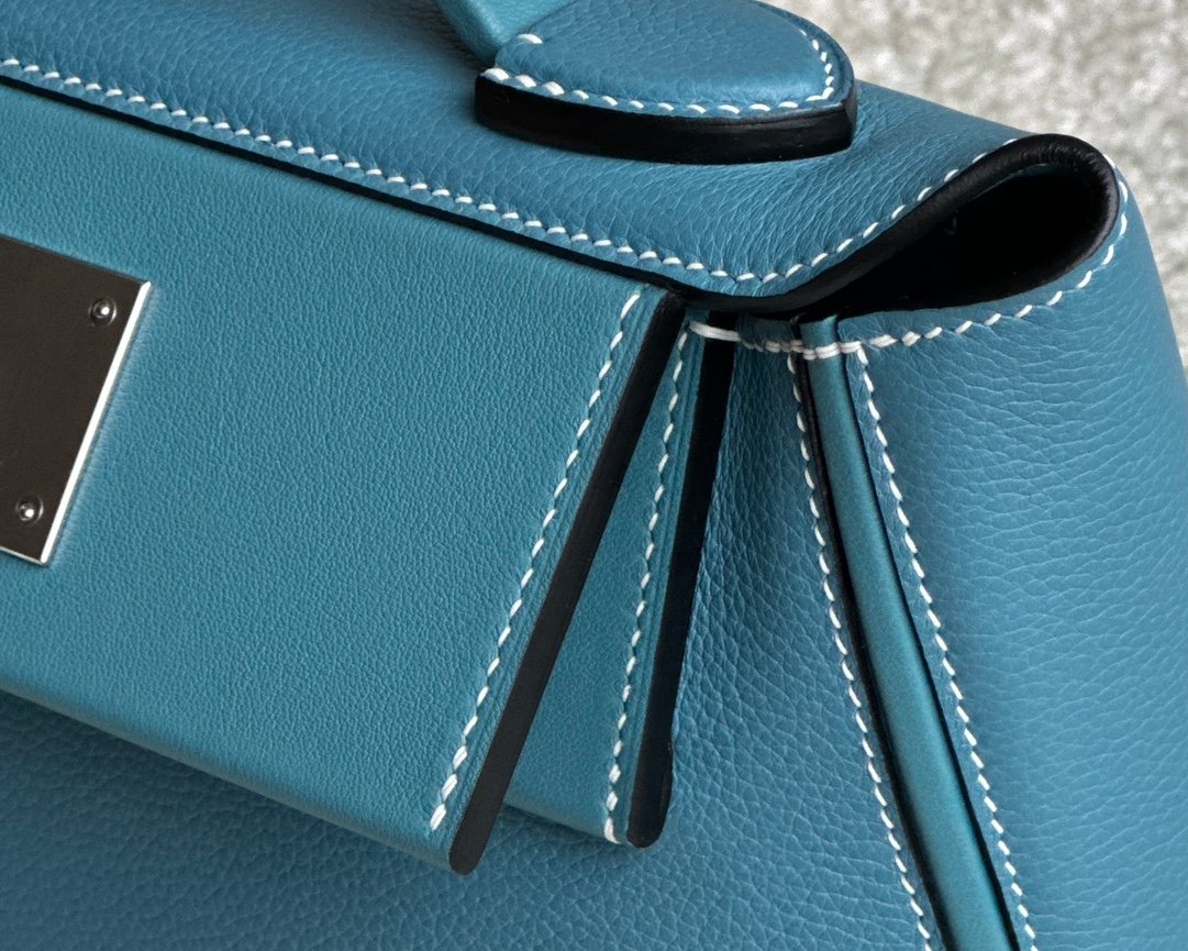 Hermès 24/24 Mini Bag in Evercolor & Swift Calfskin KELLY 2424 Convertible Handbag 21cm Colors 21
