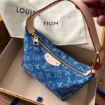 Louis Vuitton Hills Pochette in Monogram Denim Shoulder Bag 18.5cm A Contemporary Icon of Casual Luxury 3