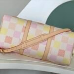 Louis Vuitton Keepall Bandoulière 45 Travel Bag 45cm The Giant Damier Pastel Collection 4