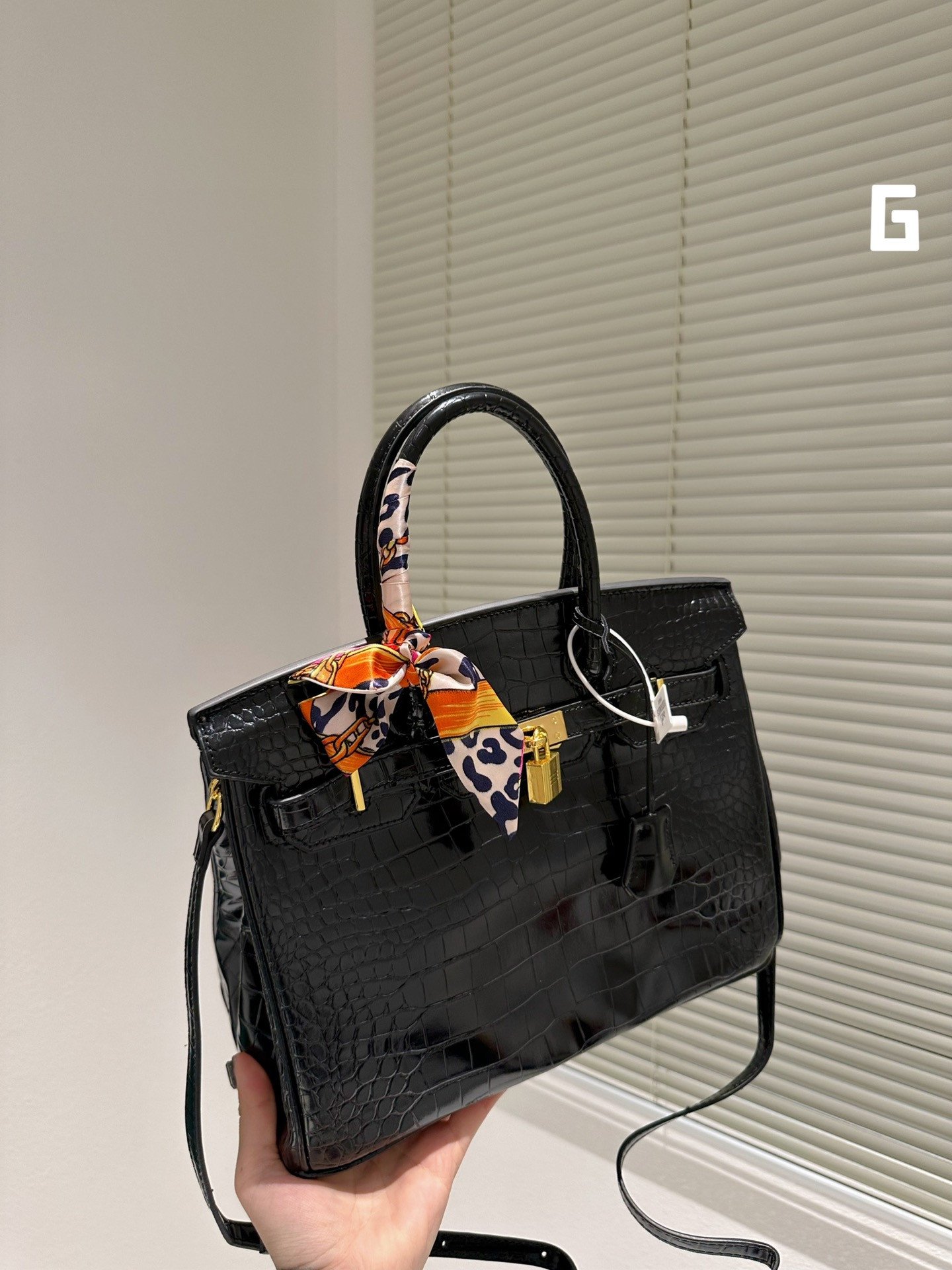 Hermès Birkin 30cm Handbag Premium Exotic Leather 3 Colors Black/Red/Brown 4