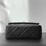 Chanel 23B Fall/Winter Calfskin Quilted Flap Bag with Gold Coin & Iconic Charms 19cm Black 4